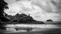 Climbing on Rocks at Beach